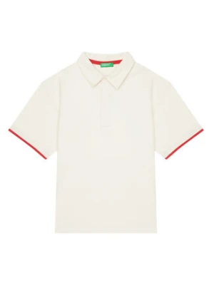United Colors Of Benetton Polo 3MI5C301U Beżowy Relaxed Fit