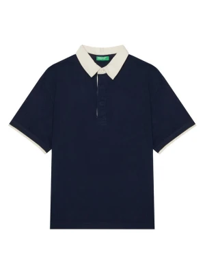 United Colors Of Benetton Polo 3MI5C301U Granatowy Relaxed Fit