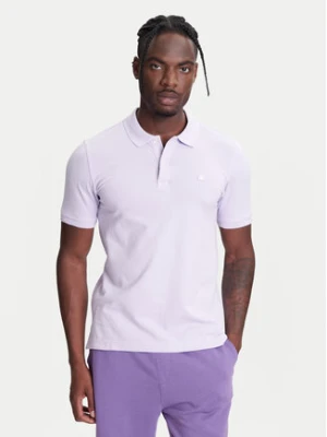 United Colors Of Benetton Polo 3WG9U301Z Fioletowy Slim Fit