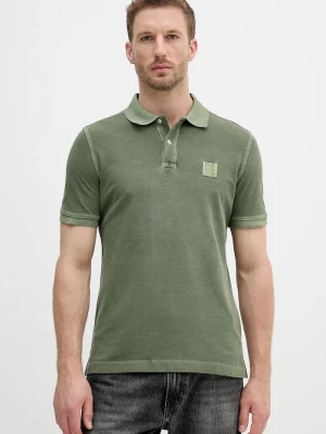 United Colors of Benetton polo bawełniane zielony