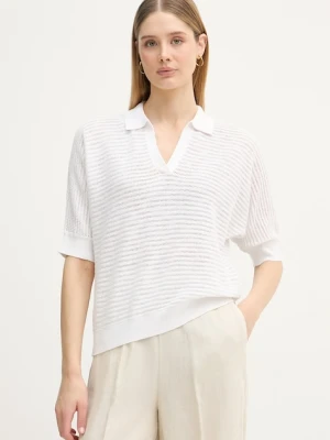 United Colors of Benetton polo damskie z lnem