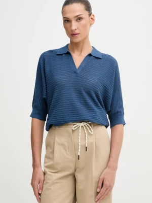 United Colors of Benetton polo damskie z lnem