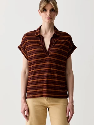 United Colors of Benetton polo damskie z lnem