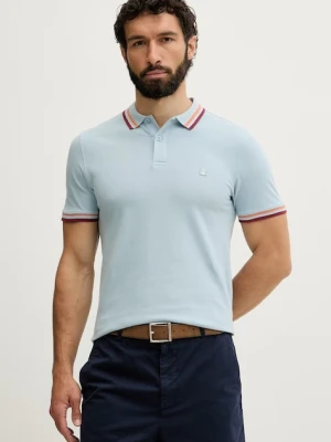 United Colors of Benetton polo męskie bawełniane z elastanem