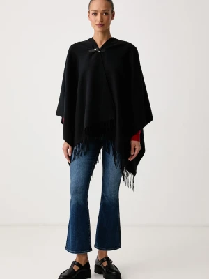 United Colors of Benetton poncho damskie z dodatkiem wełny