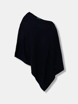 United Colors of Benetton poncho z domieszką wełny