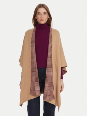 United Colors Of Benetton Ponczo 112HEU01N Beżowy Regular Fit