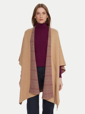 United Colors Of Benetton Ponczo 112HEU01N Beżowy Regular Fit