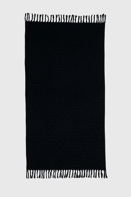 United Colors of Benetton ręcznik bawełniany kolor czarny