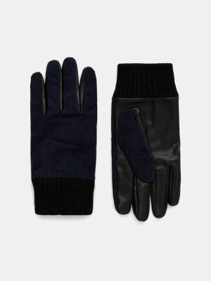 United Colors of Benetton rękawiczki męskie kolor granatowy 60N6UG005