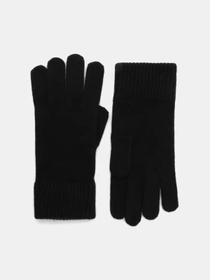 United Colors of Benetton rękawiczki wełniane kolor czarny 1202U0725
