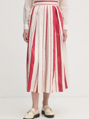 United Colors of Benetton spódnica bawełniana z elastanem