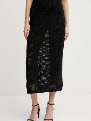 United Colors of Benetton spódnica kolor czarny maxi prosta 11365000B