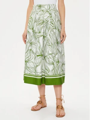United Colors Of Benetton Spódnica trapezowa 4LMAD003M Zielony Regular Fit