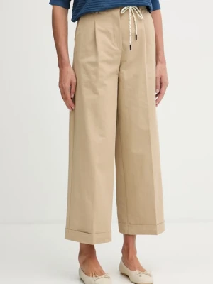 United Colors of Benetton spodnie carrot damskie z bawełną