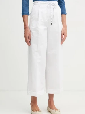 United Colors of Benetton spodnie carrot damskie z bawełny