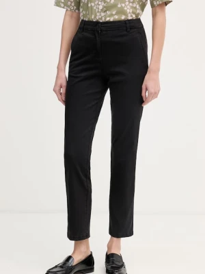 United Colors of Benetton spodnie chinos damskie bawełniane z elastanem
