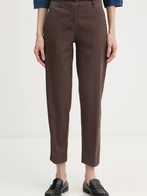 United Colors of Benetton spodnie damskie bawełniane z elastanem
