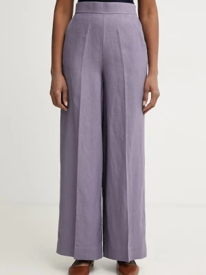 United Colors of Benetton spodnie damskie lniane