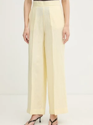 United Colors of Benetton spodnie damskie lniane