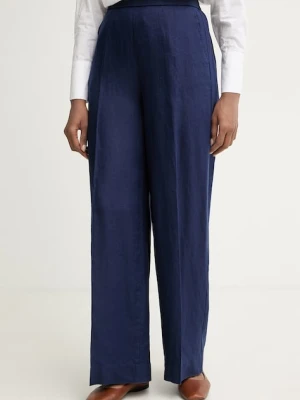 United Colors of Benetton spodnie damskie lniane