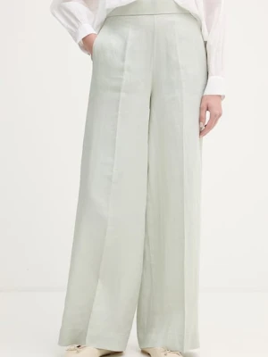 United Colors of Benetton spodnie damskie lniane