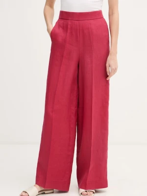 United Colors of Benetton spodnie damskie lniane