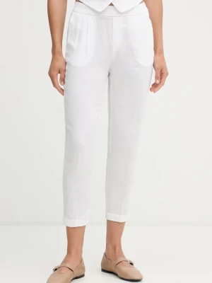 United Colors of Benetton spodnie damskie lniane