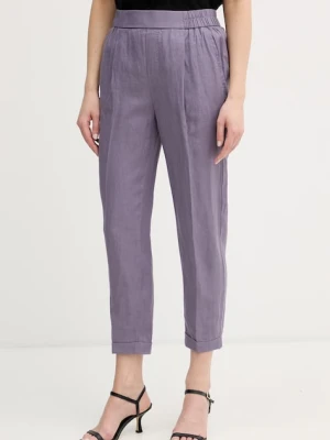 United Colors of Benetton spodnie damskie lniane