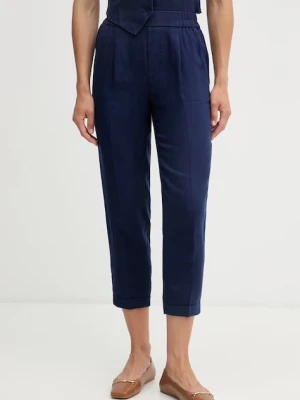 United Colors of Benetton spodnie damskie lniane