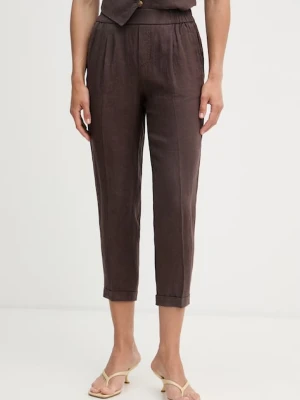 United Colors of Benetton spodnie damskie lniane