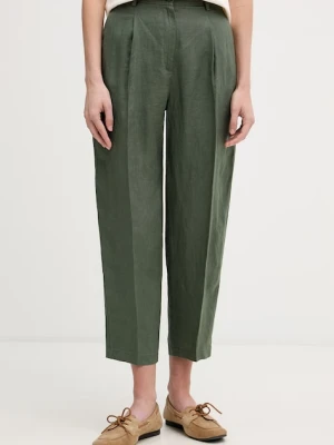 United Colors of Benetton spodnie damskie lniane