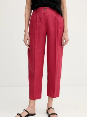 United Colors of Benetton spodnie damskie lniane