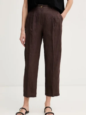 United Colors of Benetton spodnie damskie lniane