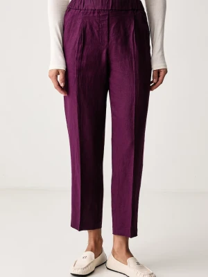 United Colors of Benetton spodnie damskie lniane