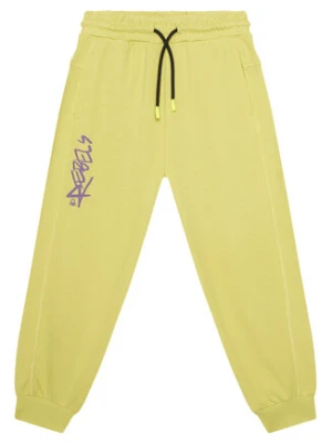 United Colors Of Benetton Spodnie dresowe 33NVCF06D Zielony Regular Fit