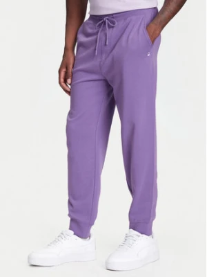 United Colors Of Benetton Spodnie dresowe 342ZUF01B Fioletowy Regular Fit