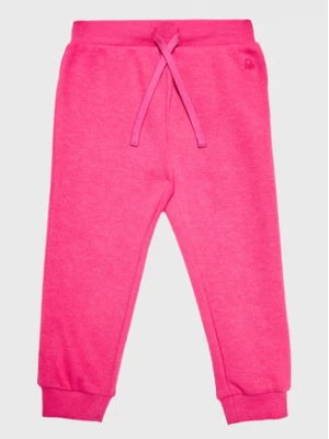 United Colors Of Benetton Spodnie dresowe 35TMGF01B Różowy Regular Fit