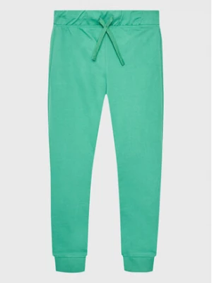 United Colors Of Benetton Spodnie dresowe 3BC1CF02M Zielony Regular Fit