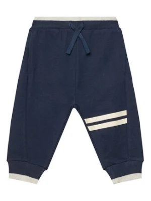 United Colors Of Benetton Spodnie dresowe 3BC1GF04O Granatowy Regular Fit