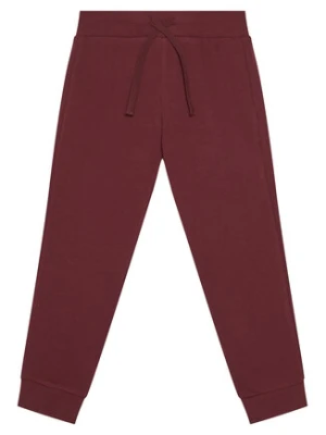 United Colors Of Benetton Spodnie dresowe 3J68CF01P Bordowy Regular Fit