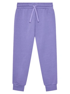 United Colors Of Benetton Spodnie dresowe 3J68CF02H Fioletowy Relaxed Fit