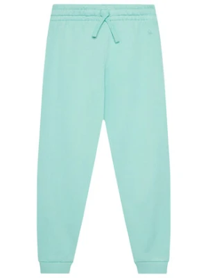 United Colors Of Benetton Spodnie dresowe 3J68CF02H Zielony Relaxed Fit