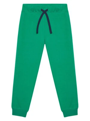 United Colors Of Benetton Spodnie dresowe 3J68CF058 Zielony Regular Fit