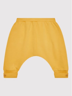 United Colors Of Benetton Spodnie dresowe 3QW0AF00H Żółty Regular Fit