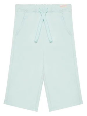 United Colors Of Benetton Spodnie dresowe 3UNIGF04P Zielony Wide Leg