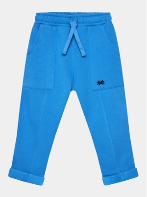 United Colors Of Benetton Spodnie dresowe 3V0KGF031 Niebieski Regular Fit