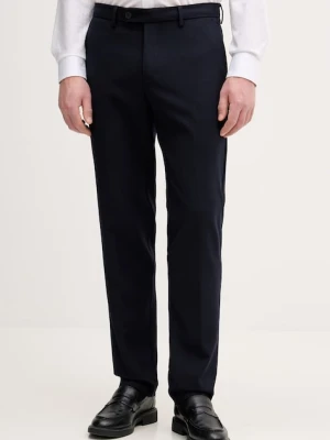 United Colors of Benetton spodnie garniturowe męskie z wiskozą