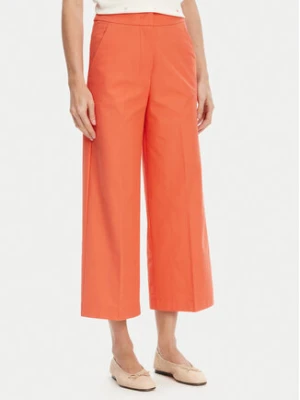 United Colors Of Benetton Spodnie materiałowe 42A8DF08R Pomarańczowy Wide Leg