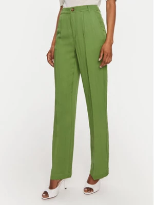 United Colors Of Benetton Spodnie materiałowe 47OZDF06F Zielony Regular Fit